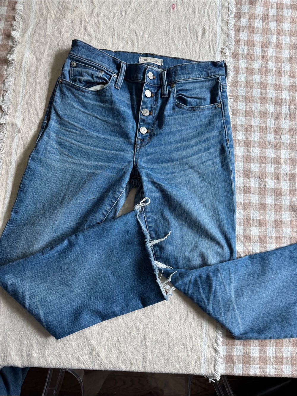 Madewell Women's Blue Bootcut Jeans